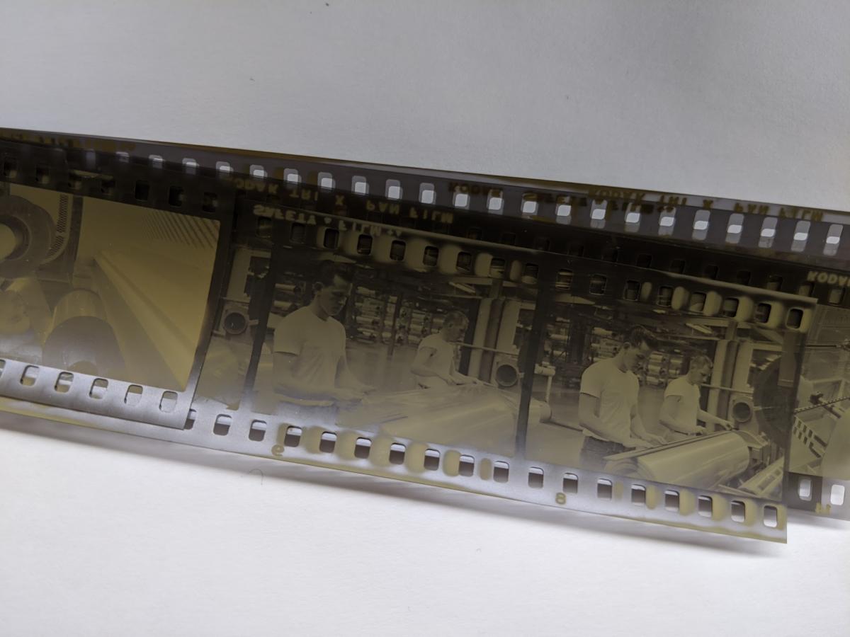 Why is this film yellow? Chemical Intensification of Photographs